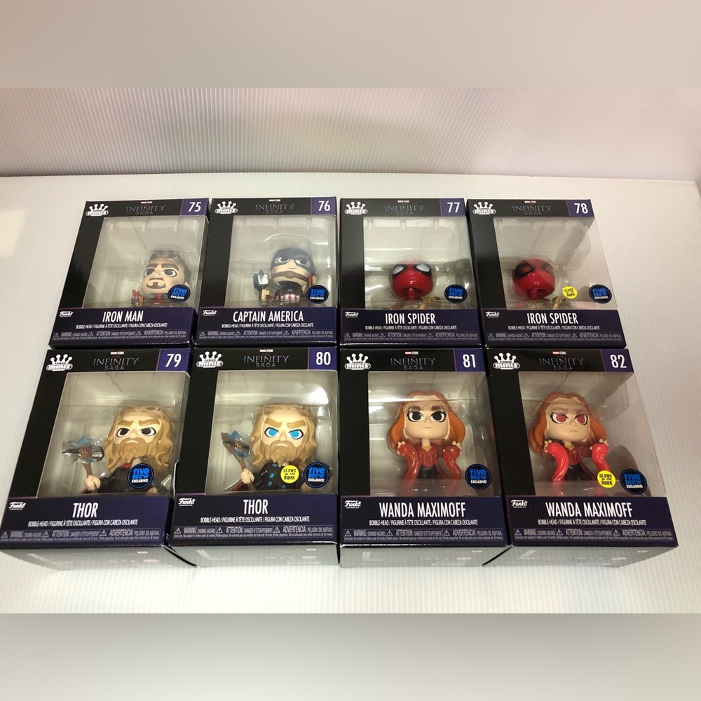 Marvel Funko Minis Infinity Saga Complete Bundle #75-#82